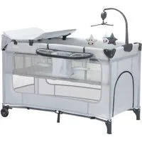 Fillikid Baby-Reisebett Capri, mit 2 Rollen, Inkl. Transporttasche