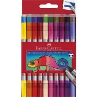 Faber-Castell Filzstift Faber-Castell Doppelfasermaler - 20er Etui