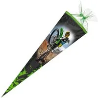 Nestler Schultüte Nestler Schultüte Wheelie eckig mit Tüllverschluss 85cm