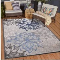 Sanat Teppich Floral 2 Outdoor, auch als Läufer und rund, rechteckig, Höhe: 6 mm, In- und Outdoor geeignet, Blumen, Balkon, Terrasse, Außenbereich