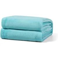 Wohndecke kuschelig warm, 2er Pack 150x200, Leonado Vicenti, Kuscheldecke flauschig weich, Einfarbig,2er Set