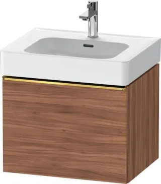 Duravit D-Neo Waschtischunterbau wandhängend Nussbaum Matt 584x452x440 mm - DE4276034790000 DE4276034790000