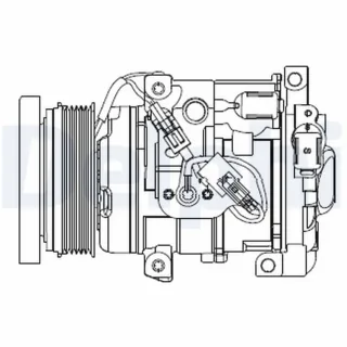 Delphi Klimakompressor Toyota Land Cruiser J2
