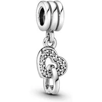 Pandora Kettenanhänger Pandora Verschlungene Herzen Charm-Anhänger 791242CZ Anhänger