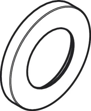 Hansgrohe Rosette Finoris/Vivenis 2-Loch Waschtischarmatur Wandmodell MB, 93988670 93988670