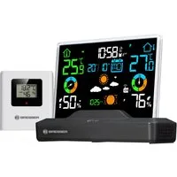 BRESSER BRESSER Funk-Farbwetterstation mit rahmenlosem Display Wetterstation