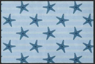 Fussmatte Seesterne 4689 | Größe: 60 cm x 45 cm