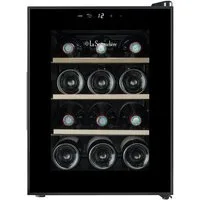 La Sommelière Weintemperierschrank 12SILENCE, für 12 Standardflaschen á 0,75l,Ultra-Leise, freistehend