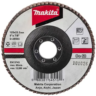 Makita Fächerschleifscheibe 125mm 60F - D-28503