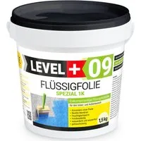 Level+ Dichtstoff LEVEL+ Flüssigfolie Abdichtung Dichtfolie flexibel 1.5KG L+09
