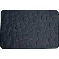Euroshowers GmbH Badematte Badvorleger Rimini Memory Schaum Steinoptik 60 x 95 cm, 100% polyester, memory foam (stoppning), latex SBR, rechteckig