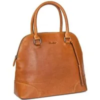 Benthill Henkeltasche Damen Handtasche Echt Leder Vintage Tasche Groß Frauen Umhängetasche, Reißverschlussfach