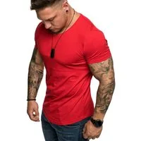 Amaci&Sons T-Shirt TACOMA Basic T-Shirt mit Rundhalsausschnitt Herren Einfarbig Vintage Rundhalsausschnitt Basic Crew Neck Shirt