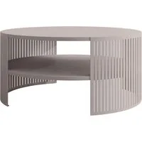 MIRJAN24 Couchtisch Fikoli Cashmere, 75x75x40 cm, Gestell aus Stahl