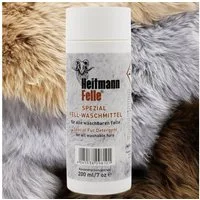 Heitmann Felle Fellpflege Spezial-Fellwaschmittel für alle waschbaren Naturfellartikel, 200 ml, (Lammfell, 1-St., Flasche Konzentrat), Phosphatfreies Waschmittel