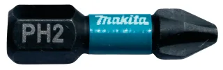 Makita Bit PH2 Impact Black, PH2 - 2 Stück - 25 mm - B-63616