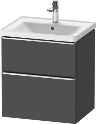 Duravit D-Neo Waschtischunterbau wandhängend Graphit Matt 584x452x625 mm - DE4359010490000 DE4359010490000