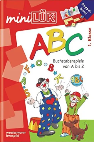 miniLÜK: ABC Doppelband: Buchstabenspiele von A-Z [Taschenbuch] [1999] Vogel Heinz