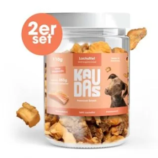 KAUDAS LachsPur Natursnack 2x110 g