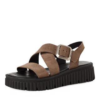 Tamaris - Da.-Sandalette taupe - Gr. - 38