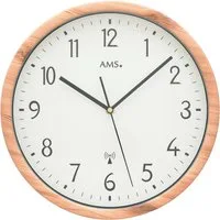 AMS Funkwanduhr (Quarzuhr,Wohnzimmer,Esszimmer,Küche,Arbeitszimmer,Büro, Flur)
