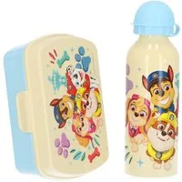 PAW PATROL Lunchbox Lunchpaket – Praktisches Set mit Lunchbox und Trinkflasche für Kinder