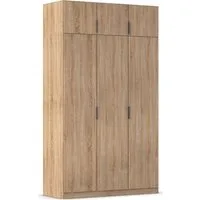 rauch Kleiderschrank Drehtürenschrank Schrank Garderobe Ankleide Schlafzimmer LAGOA (3 verschiedene Ausstattungen BASIC/CLASSIC/PREMIUM (inkl. SOFT-CLOSE) moderne Kantengriffe aus Metall, optional mit Aufsatz MADE IN GERMANY