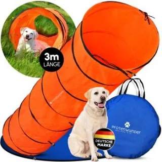 PfotenWunder® XXL-Profi-Agility 3-Meter-Tunnel
