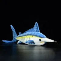 Tinisu Plüschfigur Schwertfisch Kuscheltier 46 cm – Weiches Plüsch Stofftier im realistis