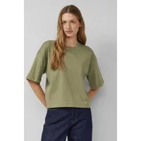 s.Oliver Kurzarmshirt T-Shirt Oversized T-Shirt aus Baumwoll-Interlockjersey