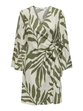 JDY - JDYSEZEN LIFE 7/8 SHORT DRESS WVN NOOS Sandshell - Gr. - S