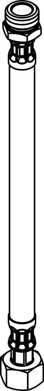 Hansgrohe Schlauch PuraVida 2-Loch Spültischmischer, 95896000 95896000