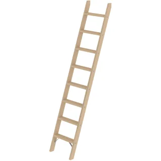Munk Stufen-Anlegeleiter Holz ohne Traverse - 033708