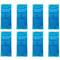 HAC24 Kalt-Warm-Kompresse Kälte Wärme Gel Kompressen Kühlpads Wärmekissen Kühlkompresse, 8-tlg., 29 x 12 cm für kalte und warme Anwendung
