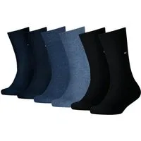 Tommy Hilfiger Socken TH CHILDREN SOCK TH BASIC 6P ECOM (6 Paar) Mit kleinem Rippenbündchen und Logo