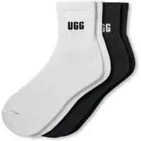 UGG Socken QUINLIN LOGO QUARTER (2-Paar) Unisex, One Size 38-44 Strümpfe mit UGG-Markenlogo
