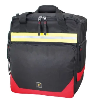 Multifunktionstasche | TEE-UU | EQUIBAG EVO | schwarz/rot | ideal für Schutzkleidung | Stiefelfach | Helmhalterung | Rucksacktragesystem | 50 Liter