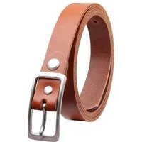 COLOGNEBELT Ledergürtel OM11-SL-Cognac MADE IN GERMANY, Cognac Kürzbar, 100 % Echtleder, Unisex