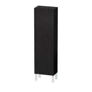 Duravit L-Cube Halbhochschrank Eiche Schwarz Matt 400x243x1320 mm - LC1168R1616 LC1168R1616