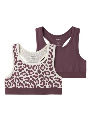 NAME IT - NKFSHORT TOP 2P LEO NOOS Antique White - Gr. - 152