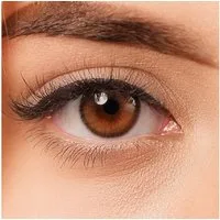 Charmiga Jahreslinsen Farbige Kontaktlinsen Braun, 6-Monatslinsen, City Beige Brown, Farbige Kontaktlinsen
