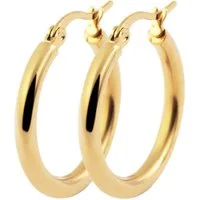 Adelia´s Paar Creolen Ohrringe – Creole aus Edelstahl, Perfekt als Geschenk zum Geburtstag
