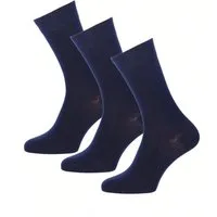 Wilox Basicsocken Baumwolle Socken mit Softbund 3er Pack (3-Paar, 3er-Pack) aus hautfreundlicher Baumwolle