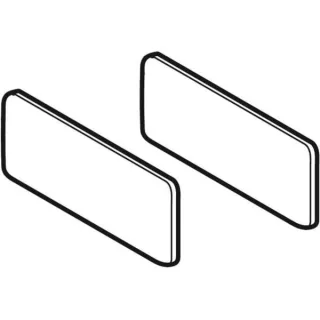Geberit Set Deckkappen für Schublade Acanto Apothekerschrank, 243806001 243806001