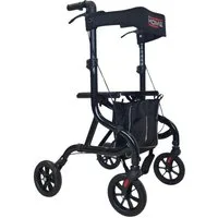 abc HOME Rollator Ultra-Leichtgewicht 6kg – klappbar, bis 130kg, höhenverstellbar, Ultra-Leicht
