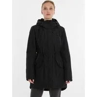 Ragwear Outdoorjacke ELSIEN po-bedeckende Länge, hochschließender Kragen