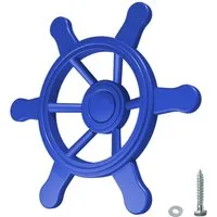 Wickey Spielturm-Spielzeugset Steuerrad für Kinder – Drehbarer Schiffslenker mit Schraube, (Drehbares Rollenspiel-Lenkrad für Spielgeräte - Stärkt Kreativität & soziale Interaktion, Drehfunktion für Steuerrad-Feeling - Passt perfekt zum Teleskop), Ho