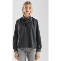 QS Langarmbluse Bluse Weiche Tunikabluse