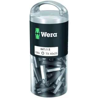Wera 867/1 TORX DIY 100, TX 40 x 25 mm, 100-teilig - 05072452001