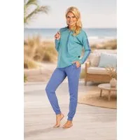 Consult-Tex Hausanzug Damen Hausanzug Homewear Suit (Spar-Set, 1 Stück) Freizeitanzug / Hausanzug mit Streifenmuster